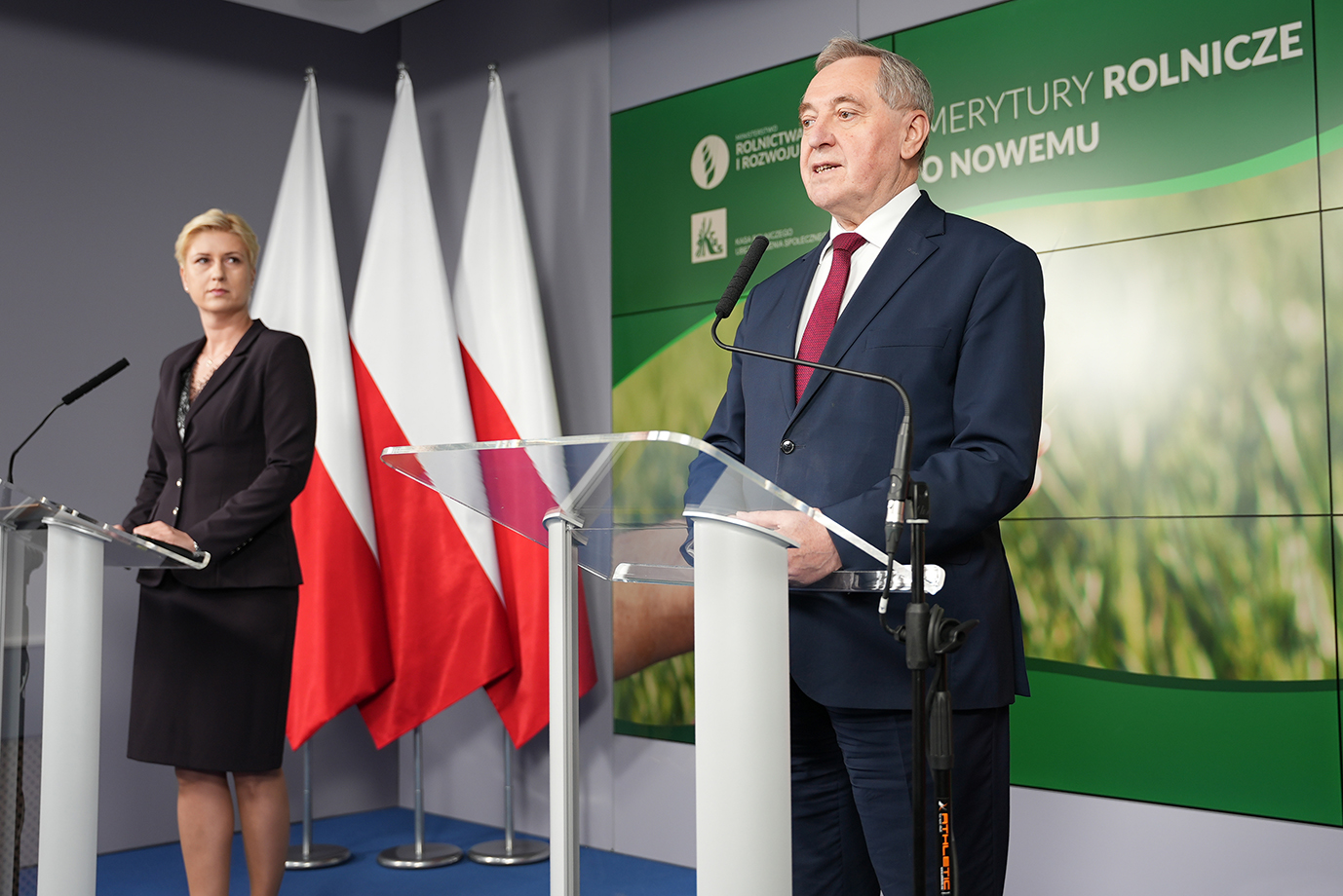 Konferencja prasowa dotycząca zmian w emeryturach rolniczych (fot. MRiRW) Konferencja prasowa dotycząca zmian w emeryturach rolniczych (fot. MRiRW)