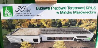 Powstanie nowa Placówka Terenowa KRUS w Mińsku Mazowieckim