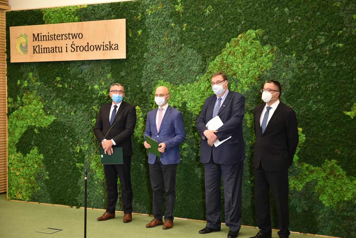 Konferencja prasowa w Ministerstwie Klimatu i Środowiska