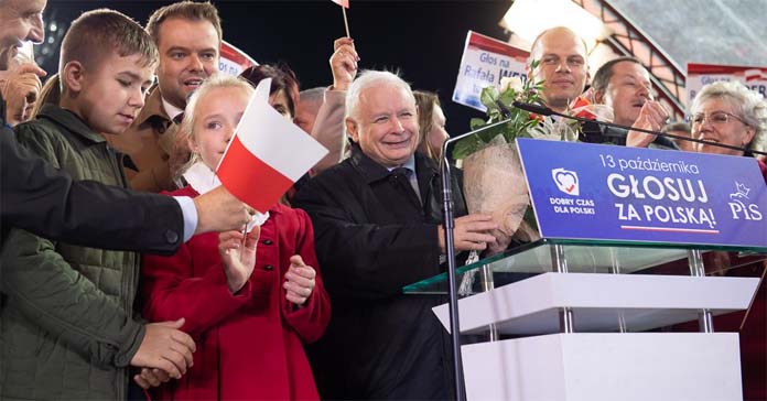 Jarosław Kaczyński, Konfederacja, Kukiz, Mateusz Morawiecki, PiS, Platforma Obywatelska, wybory, Prawo i Sprawiedliwość