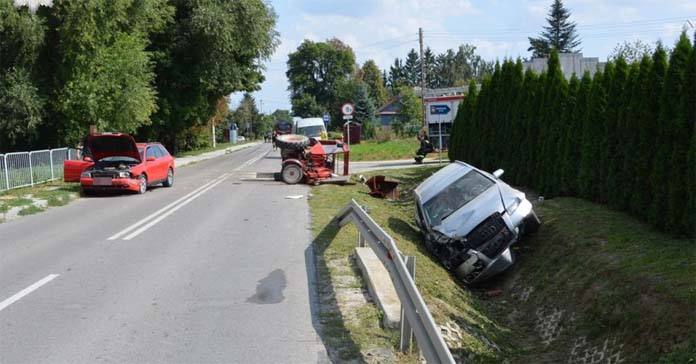 wypadki w rolnictwie, upadek osób, uderzenie, pogryzienie, KRUS, wypadki w rolnictwie