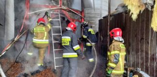 Spłonęła suszarnia i 10 ton kukurydzy