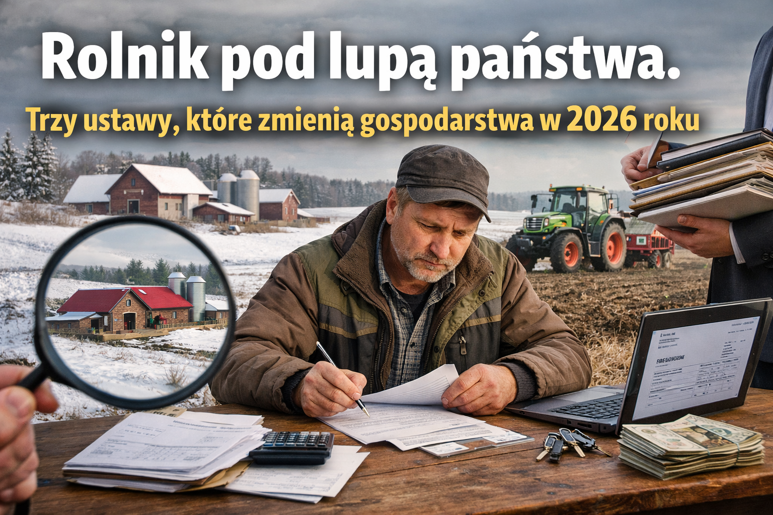 Trzy zmiany w 2026 roku, które wstrząsną gospodarstwami. Rolnicy nie mają wyboru