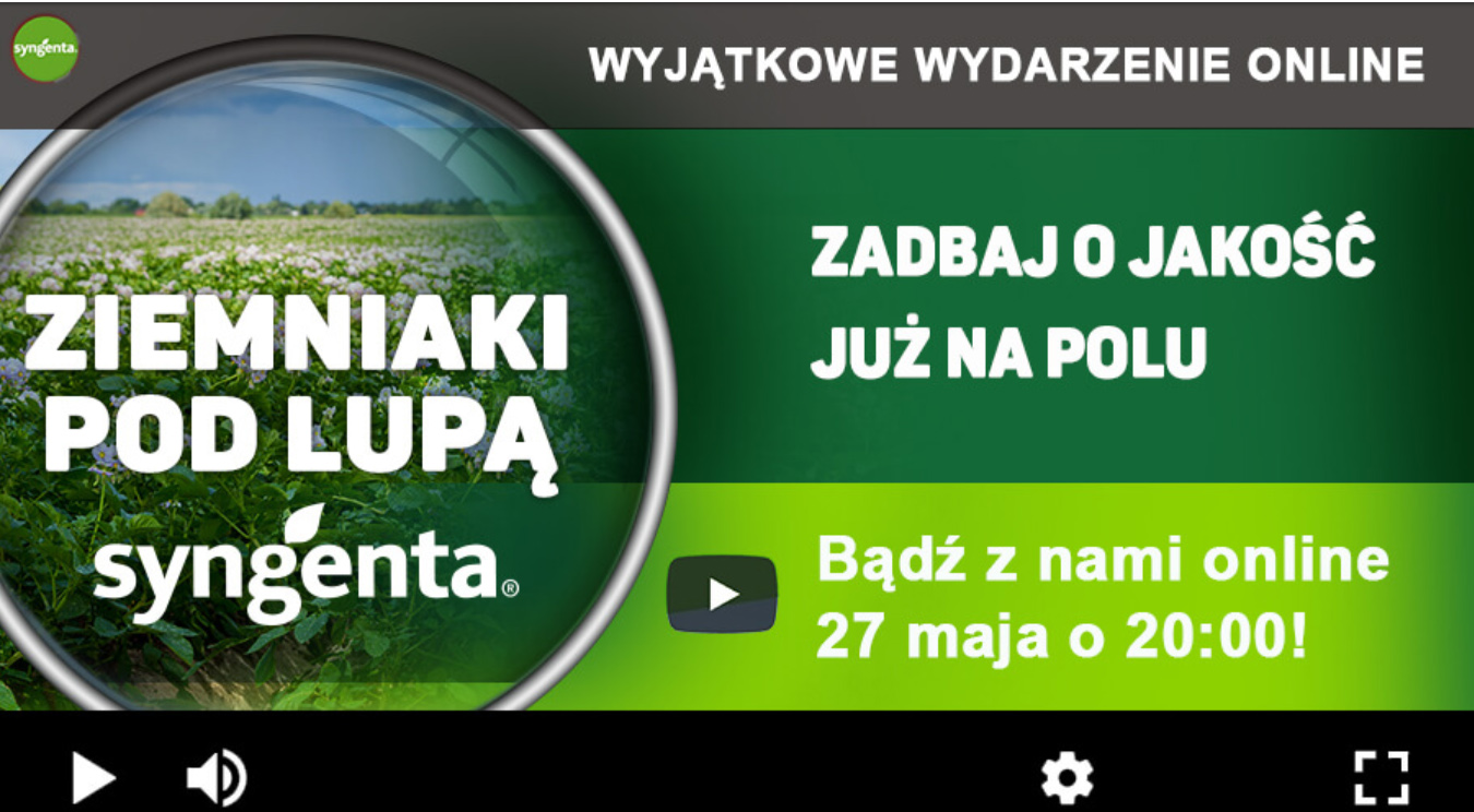 „Ziemniaki pod lupą Syngenta. Zadbaj o jakość już na polu” - zapraszamy na webinar