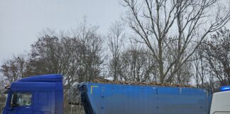 45 ton zamiast 40! Transport buraków zatrzymany tuż przed cukrownią